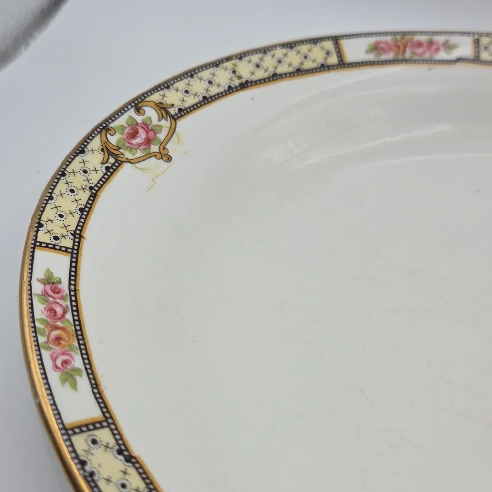 Homer Laughlin Empress Rose Lattice Platter